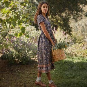 Christy Dawn Dawn Dress in Navy Anemone Vine XS